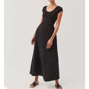 Pact Black Maxi Dress